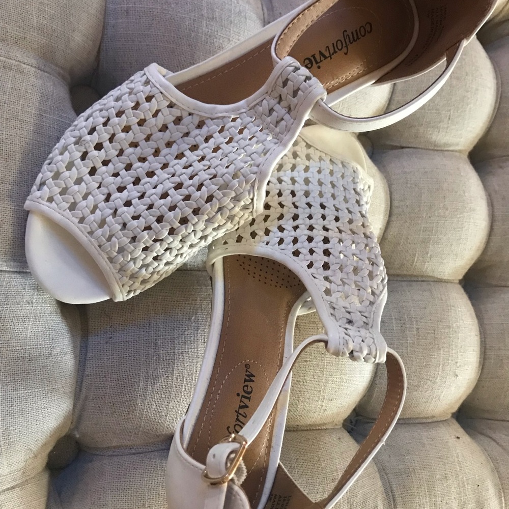 White new heels